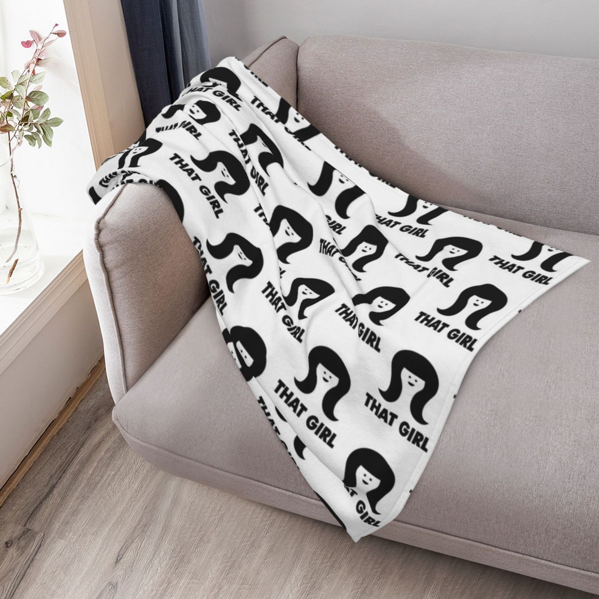 THAT GIRL Throw Blanket Weight - đánh giá và giá Anime Cosplay Ideas Girl