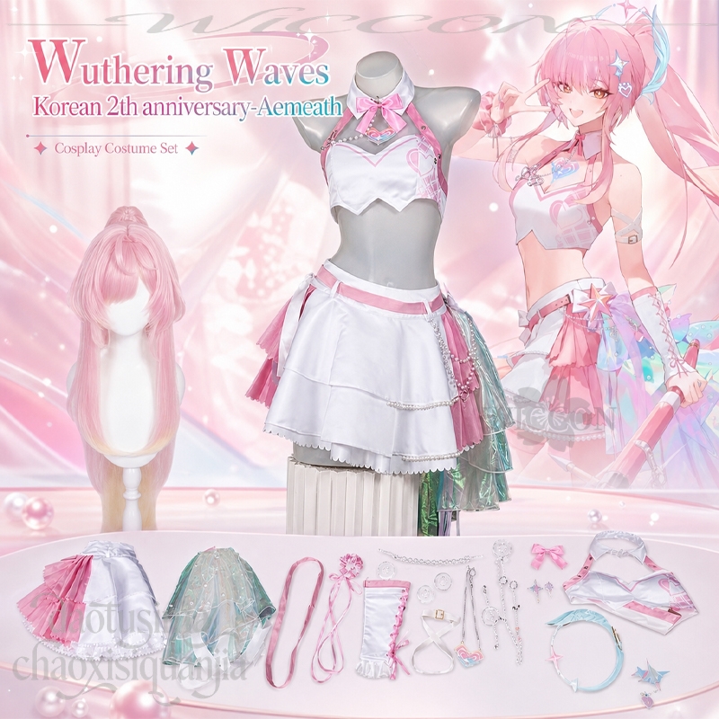 Anime Game Wuthering Waves Kor - đánh giá và giá Cosplay Korean Anime