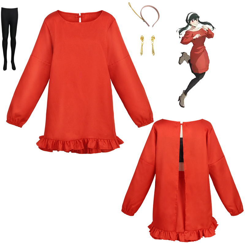 Yor Forger Daily Cosplay Costu - đánh giá và giá Spy Family Outfit