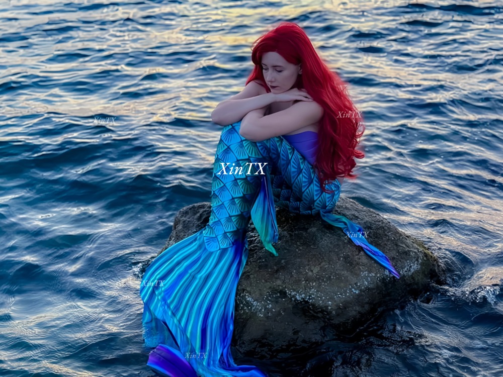 HOT!Adult Mermaid Tail Swimsui - đánh giá và giá Anime Cosplay Girl Photo