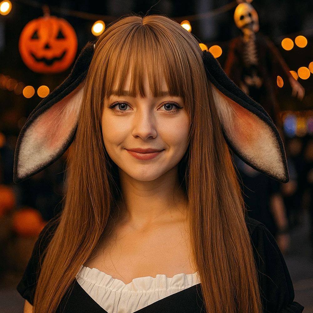 Anime Bunny Ears Dropped Ear R - đánh giá và giá Anime Cosplay Girl Photo
