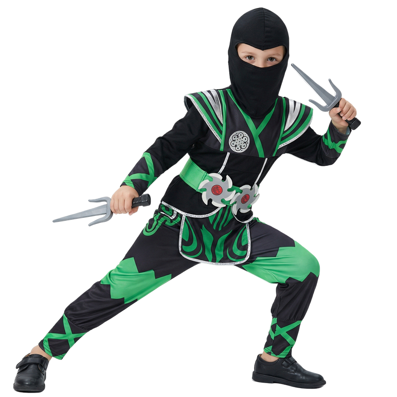 Green Ninja Costume for Kids w - đánh giá và giá Anime Cosplay Boy